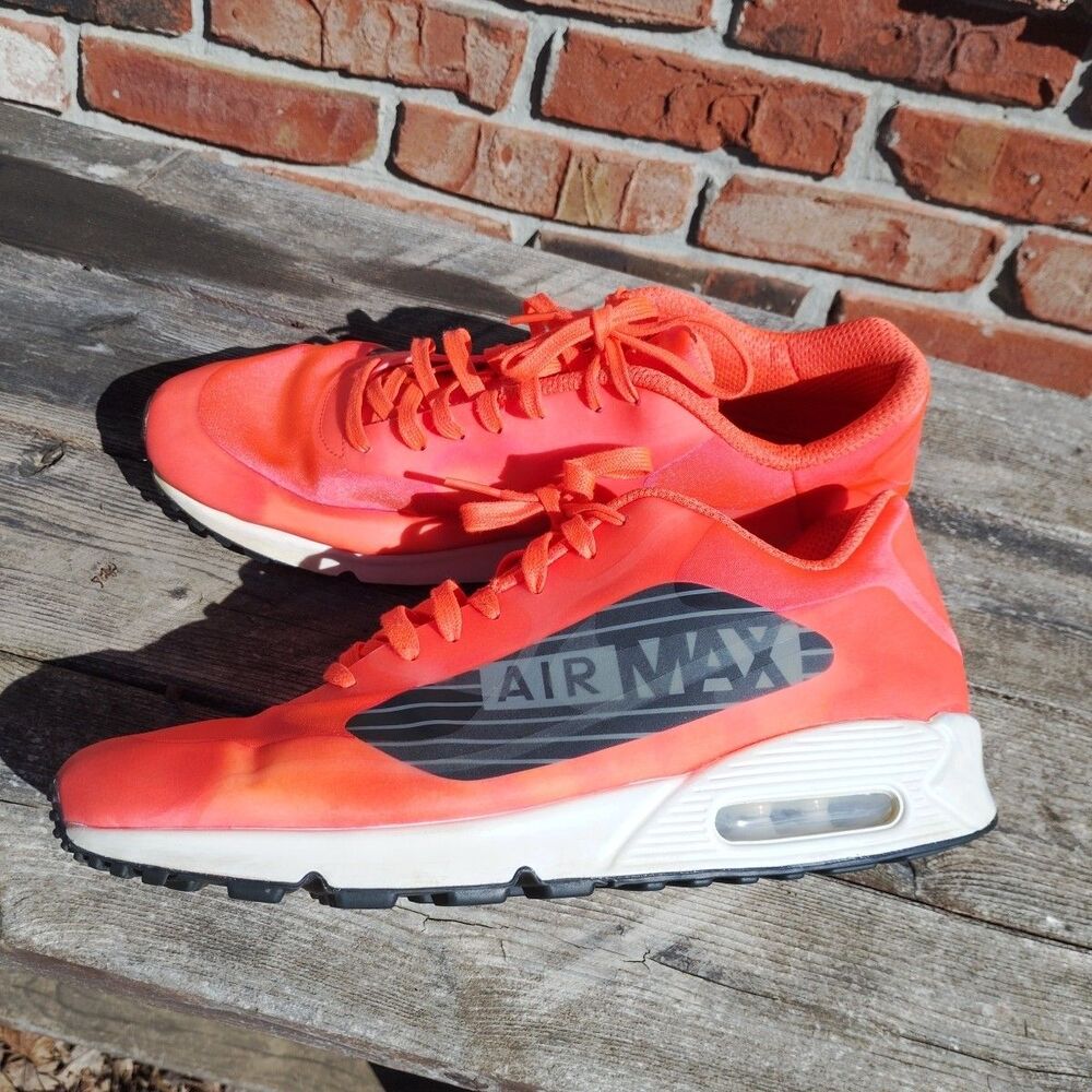 Nike Sz 11.5 Sneakers Shoes Air Max 90 NS GPX Orange Lace Up AJ7182-600